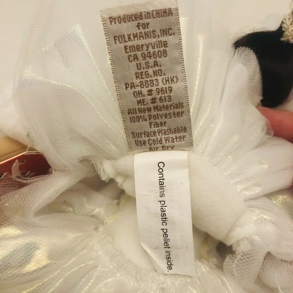 Retired Folkmanis Swan Lake 15” Odette Ballerina Puppet With Tags - Picture 10 of 12